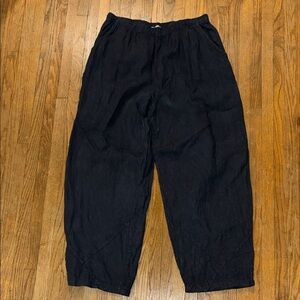 Linen Luv 100% Linen Italian Blue Women's Trousers